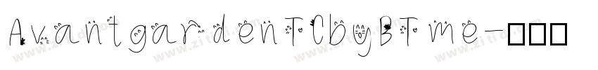 AvantgardenTCbyBT me字体转换